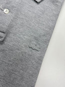 Camisa Gola Polo Lacoste Monocromática - Cinza