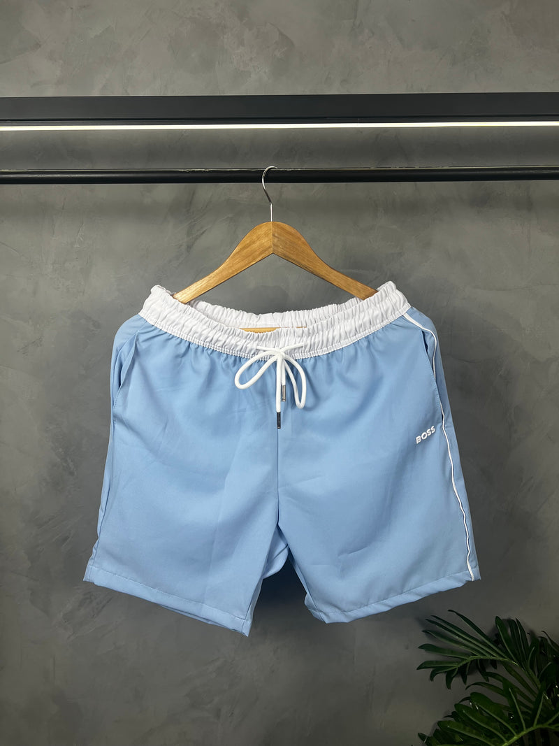 Short Tactel Hugo Boss - Azul Bebê