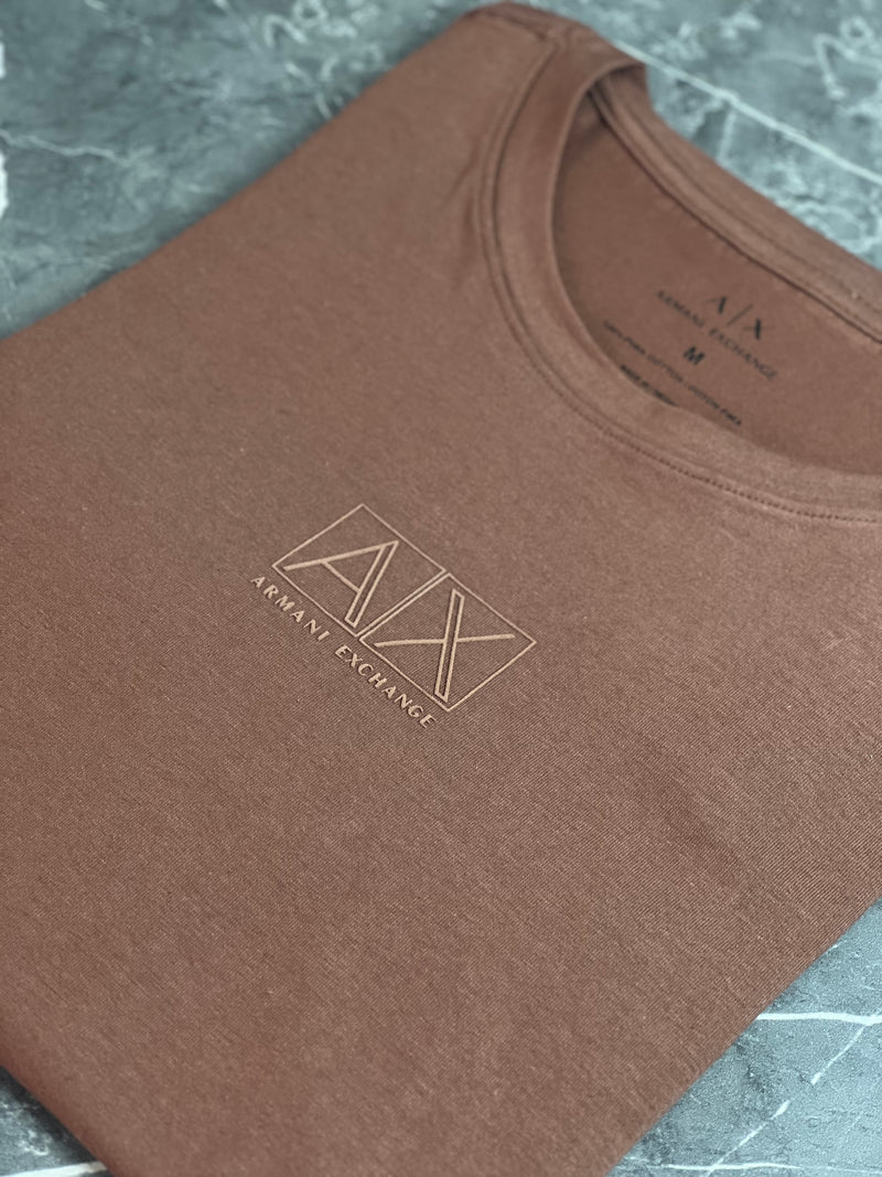 Camiseta Armani Exchange - Marrom - T-shirt Peruana