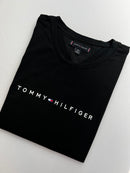 Camiseta Tommy Hilfiger - Preta      - Algodão Egipcio