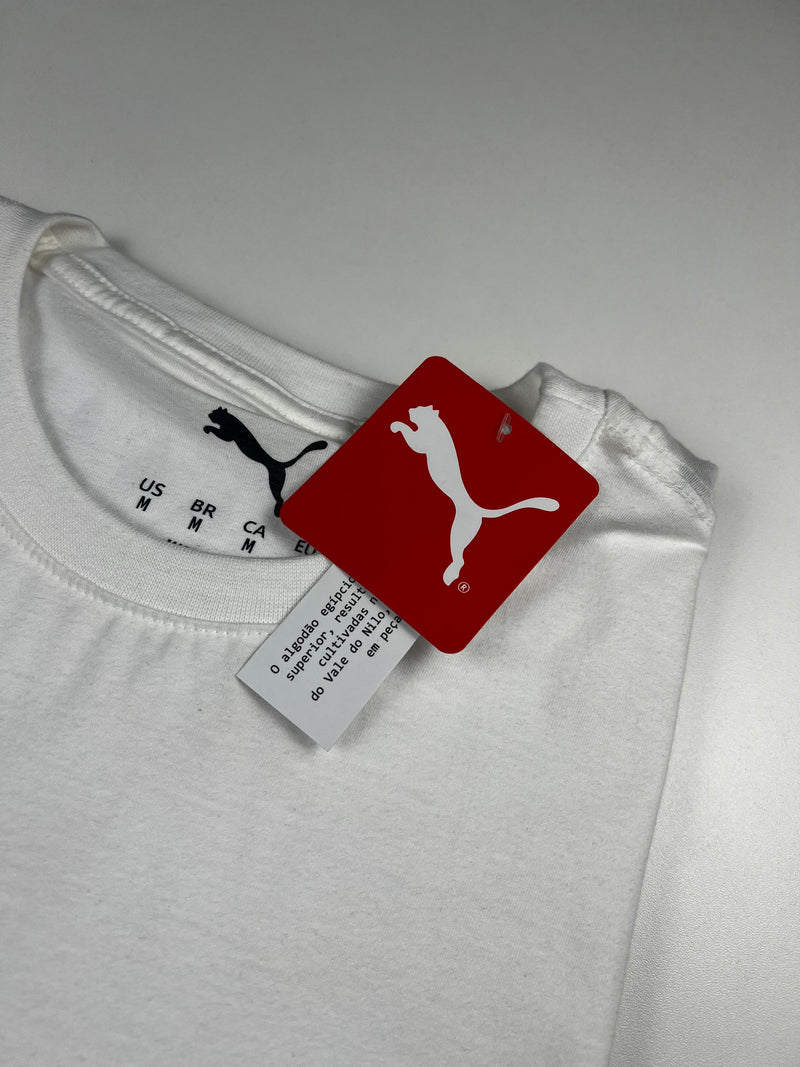 Camiseta Puma - Branca - Seda Pima