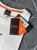 Camiseta Hugo Boss - Branca - Seda Pima