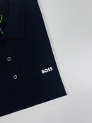 Camisa Gola Polo Hugo Boss -  Preta