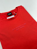 Camiseta Porsche x Boss - Algodão Egípcio - Vermelha