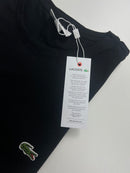 Camiseta Lacoste  - Preta - Algodão Egípcio