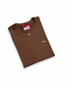 Camiseta Hugo Boss - Marrom - Algodão Egípcio