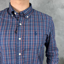 Camisa Social Azul VRM/BR Polo Ralph Lauren Oxford - Xadrez