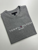 Camiseta Tommy Hilfiger - Cinza - Algodão Egípcio