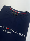 Camiseta Tommy Hilfiger - Azul Marinho - Seda Pima