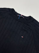 Suéter Tommy Hilfiger Importado Gola Redonda  - Preto