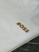 Camiseta Hugo Boss - Branca  - Seda Pima