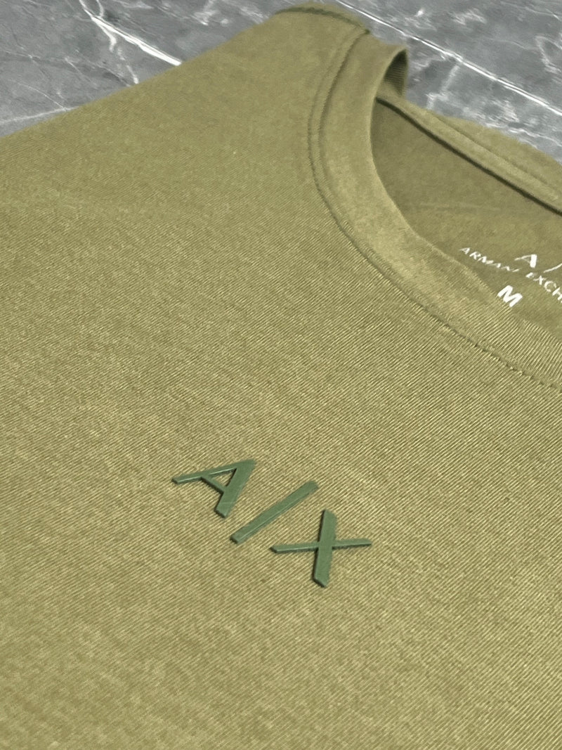 Camiseta Armani Exchange - Verde Militar - T-shirt Peruana