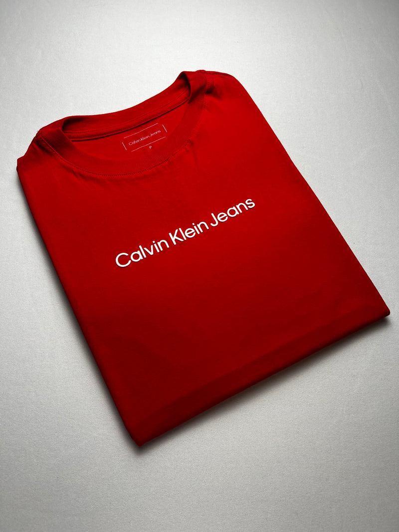 Camiseta Calvin Klein - Vermelha - Seda Pima
