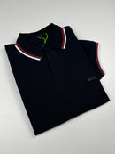 Camisa Gola Polo Hugo Boss   - Preta