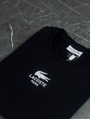Camiseta Lacoste  - Preta  - Seda Pima