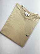 Camiseta Lacoste - Caqui - Algodão Egípicio