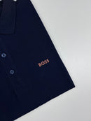 Camisa Gola Polo Hugo Boss - Azul Marinho