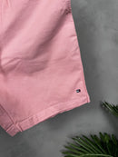 Short Sarja - Tommy Hilfiger - Rosa