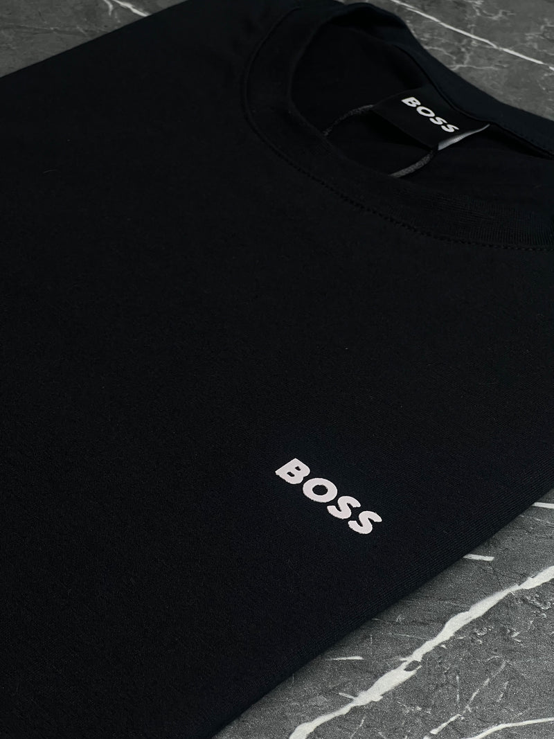 Camiseta Hugo Boss - Preta - Seda Pima