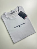 Camiseta Tommy Hilfiger - Branca  - Algodão Egípcio