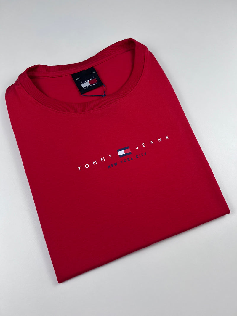 Camiseta Tommy Jeans - Vermelha - Pima Strech