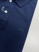 Camisa Gola Polo Lacoste Monocromática - Azul Marinho