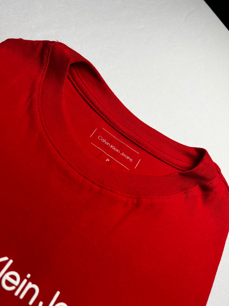 Camiseta Calvin Klein - Vermelha - Seda Pima