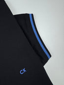 Camisa Gola Polo Calvin Klein - Preta
