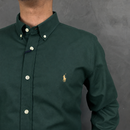 Camisa Social Polo Ralph Lauren Oxford - Verde