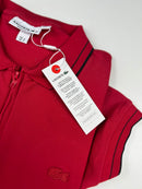 Camisa Gola Polo Lacoste Paris C/Ziper - Vermelha