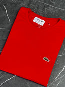 Camiseta Lacoste - Vermelha - Algodão Egípicio