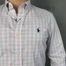 Camisa Social Polo Ralph Lauren Oxford - Xadrez BR/LR
