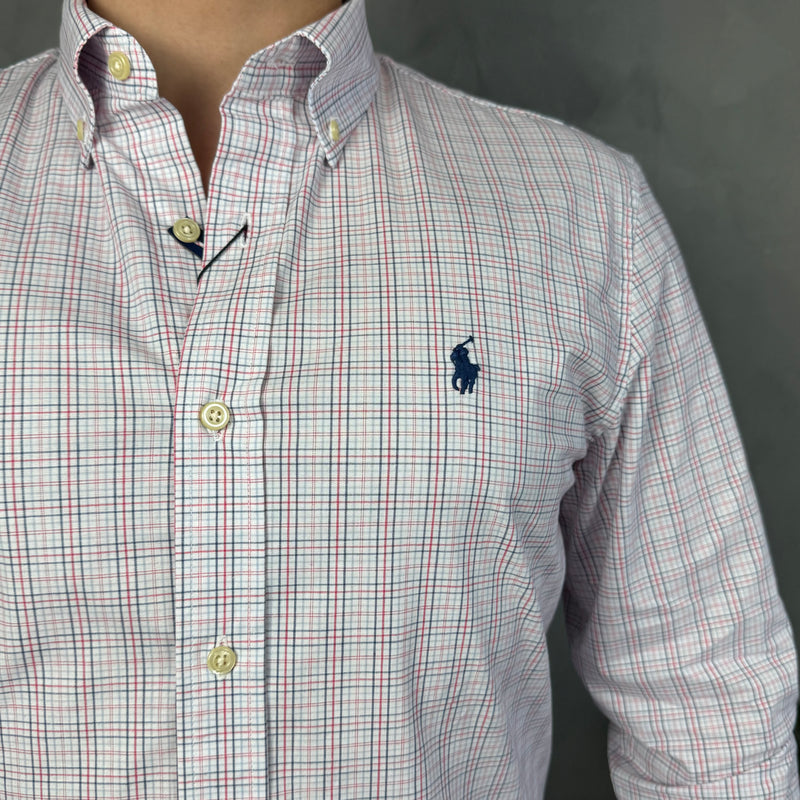 Camisa Social Polo Ralph Lauren Oxford - Xadrez BR/LR
