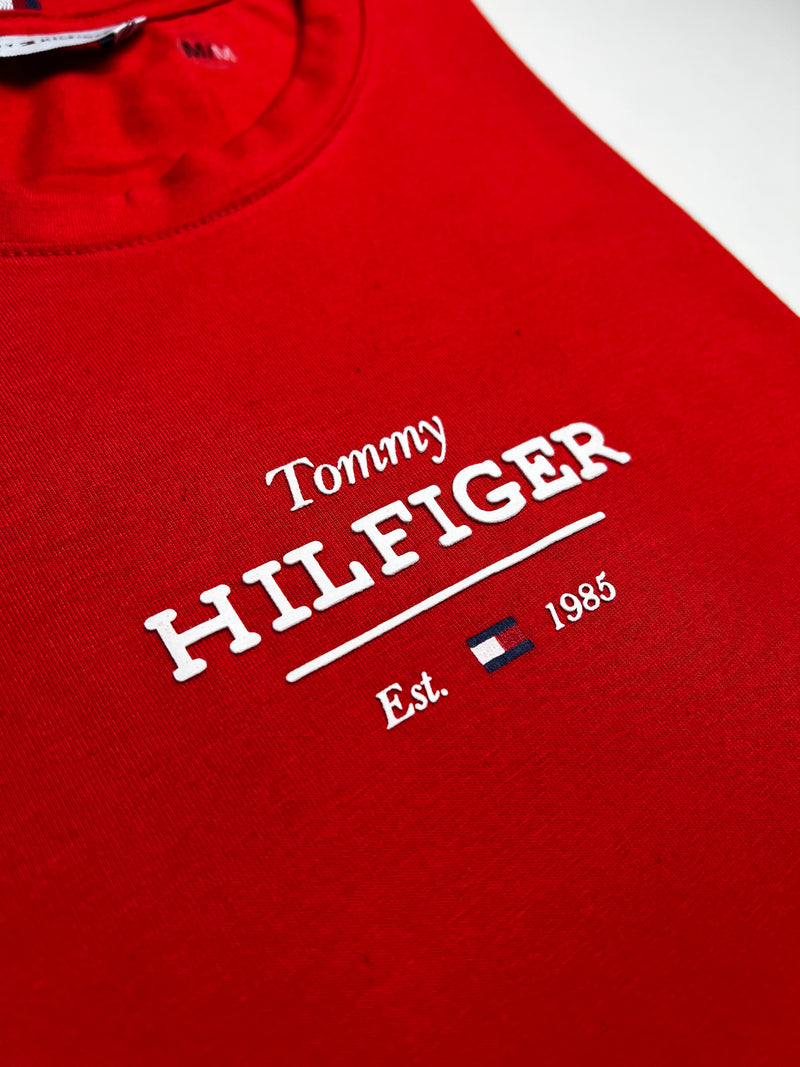 Camiseta Tommy Hilfiger - Vermelha - Algodão Egípcio