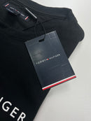 Camiseta Tommy Hilfiger - Preta  - Algodão Egípcio