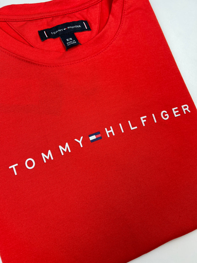 Camiseta Tommy Hilfiger - Vermelha - Algodão Egípicio