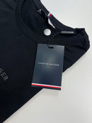 Camiseta Tommy Hilfiger - Preta - Algodão Egípcio