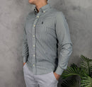 Camisa Social  VRD/AZ Polo Ralph Lauren Oxford - Xadrez