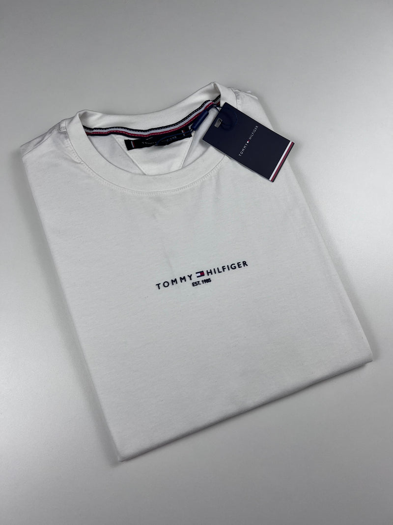 Camiseta Tommy Hilfiger - Branca - Seda Pima