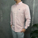 Camisa Social Polo Ralph Lauren Oxford - Rosa