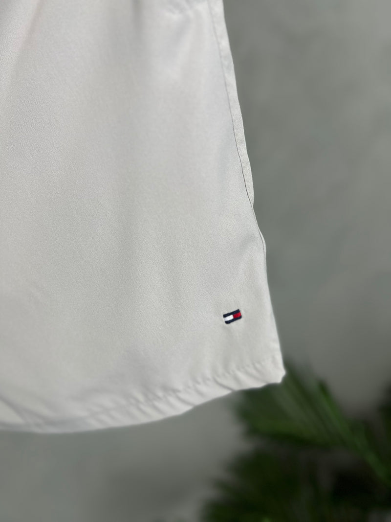 Short Tactel Tommy Hilfiger - Cinza Claro