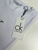 Camiseta Calvin Klein - Branca Militar - Algodão Egípcio