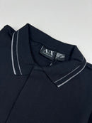 Camisa Gola Polo Armani Exchange - Preta