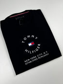 Camiseta Tommy Hilfiger - Preta - Seda Pima