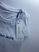Camiseta Calvin Klein - Branca - Seda Pima