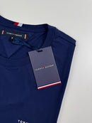 Camiseta Tommy Hilfiger - Azul Marinho - Pima Chinese
