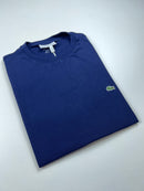 Camiseta Lacoste - Azul Marinho  - Seda Pima