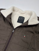 Jaqueta Puffer com Sherpa Enzo Milano Marrom
