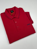 Camisa Gola Polo Hugo Boss    - Vermelha