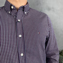 Camisa Social Tommy Hilfiger Oxford - Xadrez BR/RX